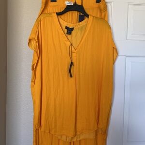 Matching 2-piece outfit, dress up or dress down.